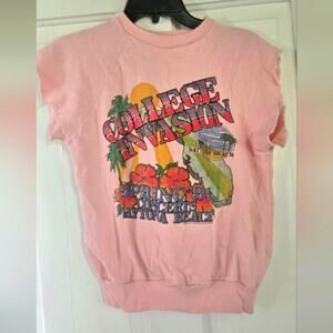 1984 College Invasion Concert Daytona Beach Beach Boys Thrashed Shirt